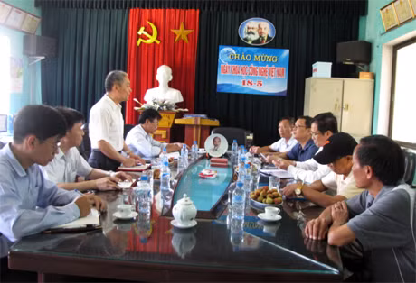 Quang cảnh buổi làm việc tại Công ty TNHH Long Hải.