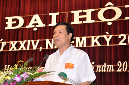 Đồng chí Nguyễn Đức Long, Phó Bí thư Tỉnh ủy, Chủ tịch UBND tỉnh phát biểu chỉ đạo Đại hội.