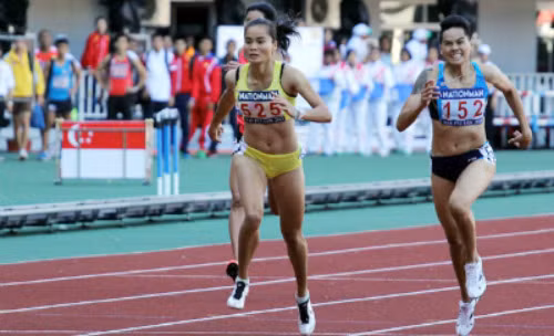 Quách Thị Lan (vàng) niềm hy vọng vàng của TTVN tại Sea Games 28