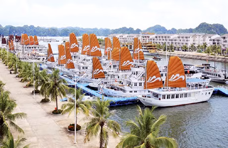 Cảng tàu khách du lịch Tuần Châu. Ảnh: Khánh Giang