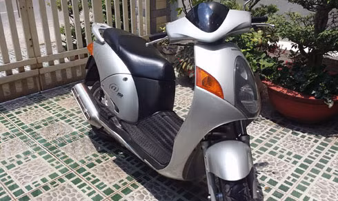 Chiếc Honda @ của một người chơi xe tại quận 2, TP HCM. Ảnh: Công Khoa