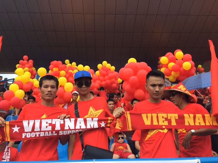 Tình yêu của người dân đất mỏ với đội tuyển U23 quốc gia thân yêu.