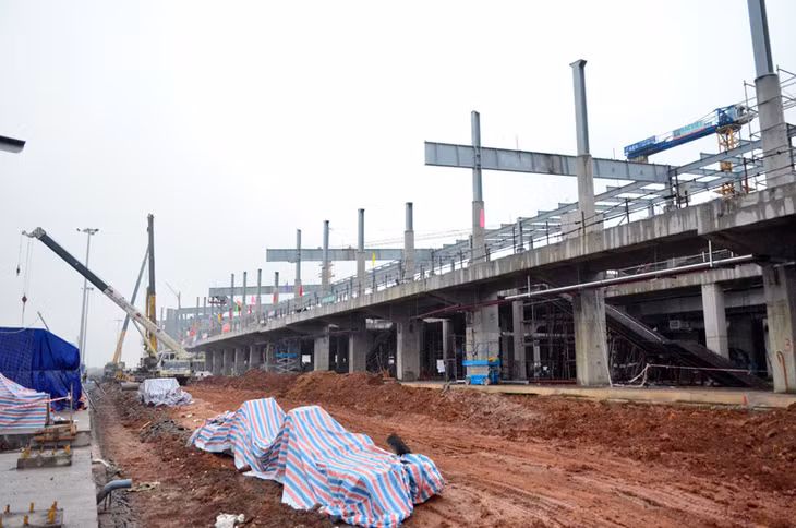 Dự án Cảng hàng không Vân Đồn đang được đẩy nhanh tiến độ thi công để đi vào hoạt động trong năm 2018