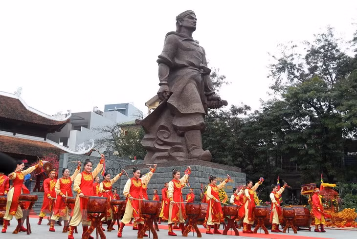 Quang cảnh Lễ hội Gò Đống Đa 2018. (Ảnh: Quốc Khánh/TTXVN)