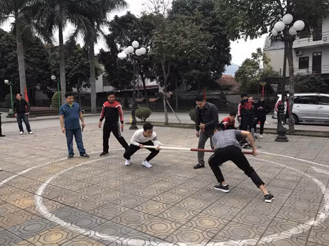 Thi đấu đẩy gậy 