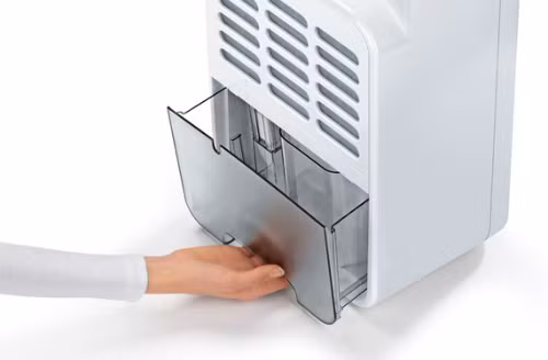 Dung tích khay nước là yếu tố đầu tiên cần tính toán khi mua máy hút ẩm.
