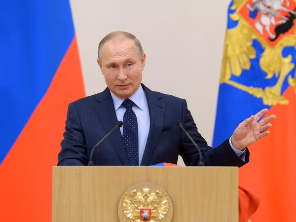 Tổng thống Nga Vladimir Putin phát biểu tại Moskva ngày 31/1. (Nguồn: AFP/TTXVN)