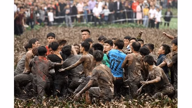 Hình ảnh tại Hội phết Hiền Quan năm 2018.