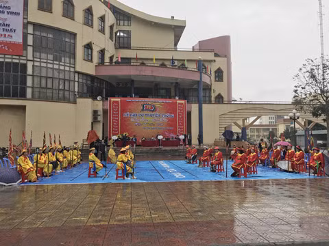 Giải cờ người truyền thống của Cẩm Phả luôn được tổ chức rất chu đáo