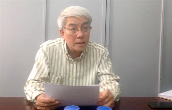 Ông Nguyễn Nho Hậu, Phó Chi cục trưởng Chi cục QLTT TP Đà Nẵng tại buổi làm việc.