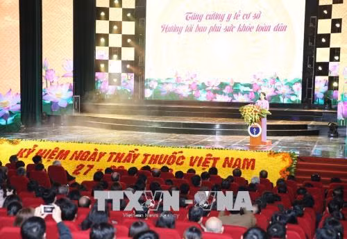 Toàn cảnh Lễ kỷ niệm. Ảnh:Trí Dũng/TTXVN