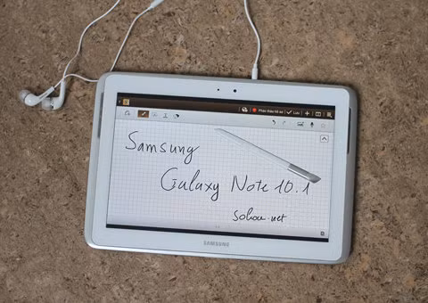 Samsung Galaxy Note 10.1. Ảnh: Tuấn Hưng.