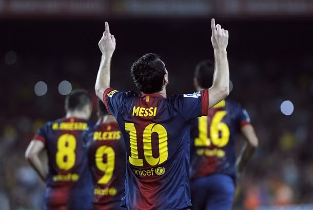 Barcelona tạm thời có lợi thế sau trận lượt đi - Ảnh: Getty