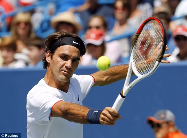 Federer chơi lấn lướt đối thủ ngay từ đầu