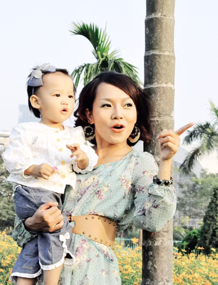  Thái Thùy Linh và con gái Thái An (ảnh nhân vật cung cấp).