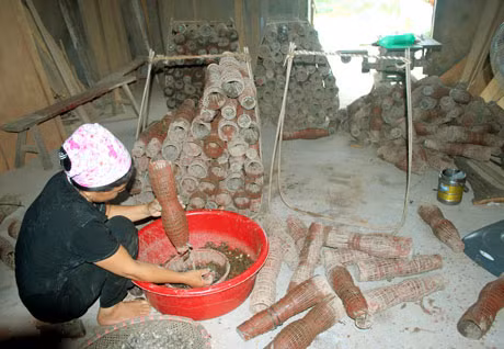 Sản phẩm thu về sau một ngày mệt nhọc.