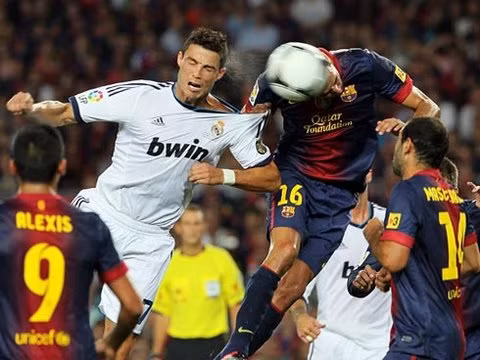 Barca sở hữu lợi thế nho nhỏ, trong khi Real của Ronaldo cũng có cơ sở để lạc quan cho trận lượt về tuần sau. Ảnh: AFP.