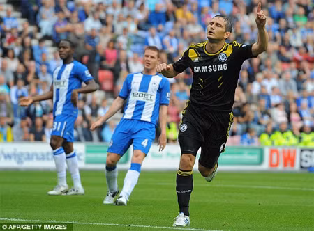 Chelsea dẫn trước 2-0 rtrong vòng chỉ có 6 phút