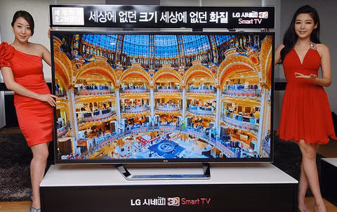84LM9600 là mẫu TV 84 inch đầu tiên thế giới có độ phân giải 4K.
