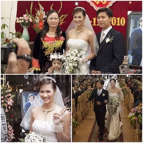  Những tấm ảnh cưới của Vương Thu Phương xuất hiện trên mạng ngay trước đêm chung kết Hoa hậu Việt Nam 2012