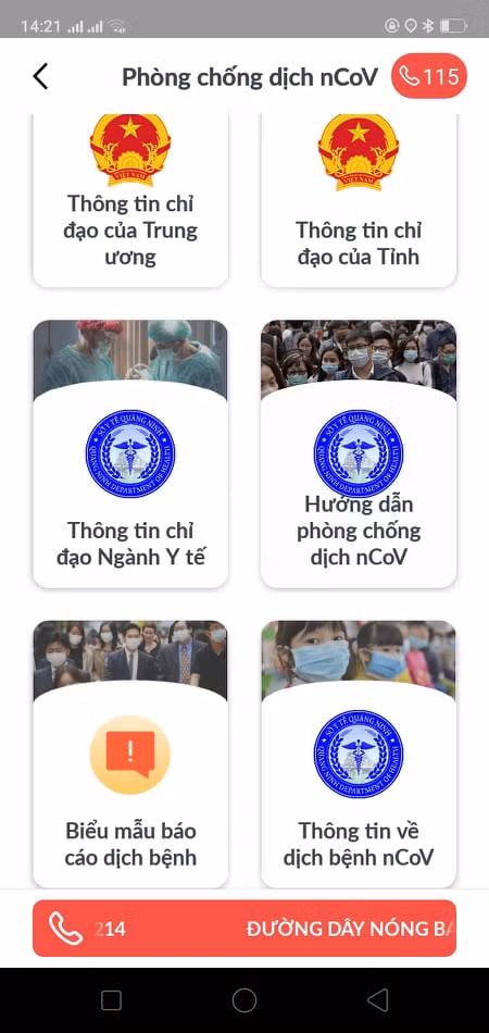 Nhiều thông tin hữu ích về dịch bệnh Covid-19 đã được cập nhật liên tục trên ứng dụng Smart Quảng Ninh.
