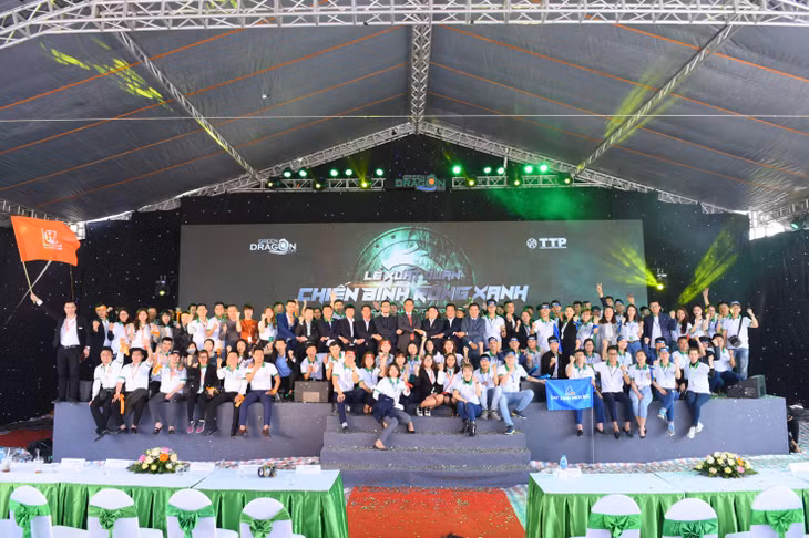 Các “chiến binh Rồng xanh” thể hiện sự quyết tâm với dự án tại sự kiện này