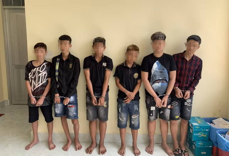  Các đối tượng còn trẻ tuổi đã tham gia cướp giật tài sản.
