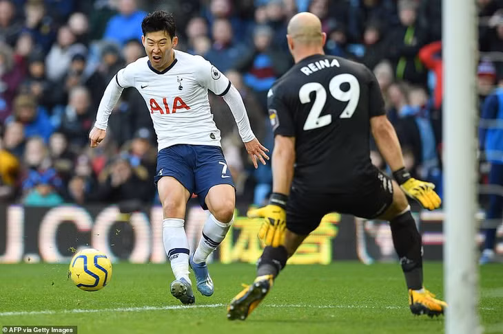Son Heung Min thiết lập kỷ lục mới tại Premier League. (Ảnh: Getty).