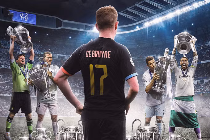De Bruyne là điểm tựa gần như duy nhất để Man City trông vào trước màn đối đầu với một Real hùng mạnh.