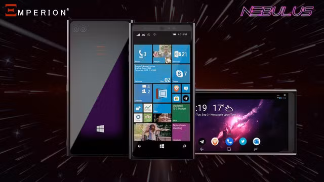 Nebulus sẽ là sự kết hợp giữa hệ điều hành Windows 10 và kho ứng dụng Android trên một chiếc smartphone