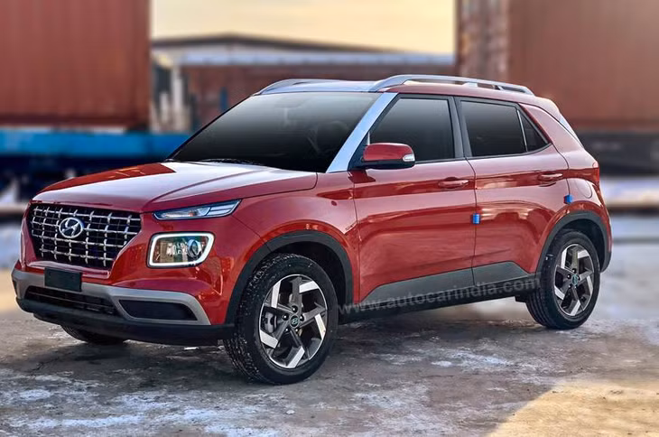  Hyundai Venue BS6 mới cho thị trường Ấn Độ.
