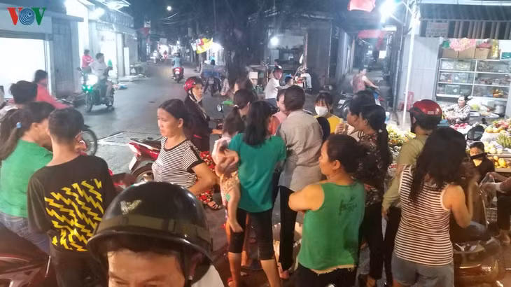 Hiện trường vụ việc.