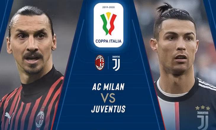 Sau năm năm, Ibrahimovic (trái) và Ronaldo mới lại đối đầu nhau. Lúc này, cả hai đã già đi nhiều và Cup Quốc gia Italy không phải sân chơi lớn nhưng tên tuổi của họ đủ tạo nên sự hấp dẫn.