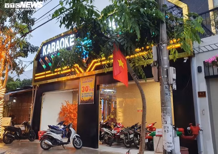 Quán karaoke Victory - nơi cảnh sát phát hiện hàng chục người phê ma túy.