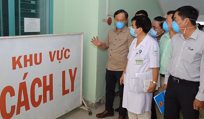 Khu cách ly người nhiễm nCoV tại Bệnh viện Nhiệt đới Khánh Hòa. Ảnh: VnExpress