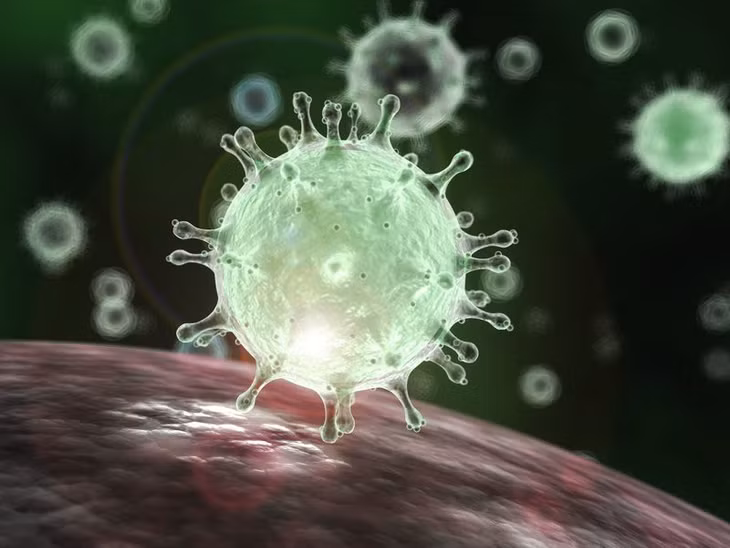 Virus corona. Ảnh minh họa: NPR.