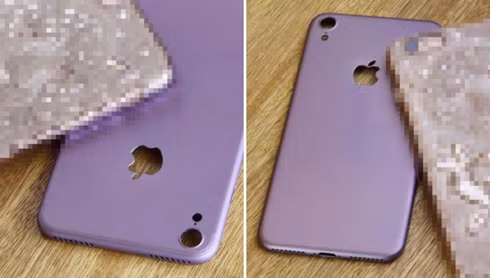 Vỏ bảo vệ được cho là của iPhone 7, mang đến 4 loa và ống kính camera lớn hơn.