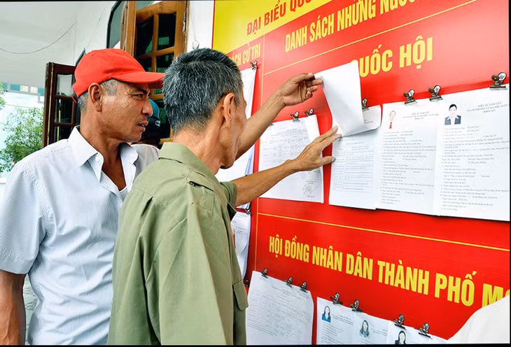Cơ cấu thành phần các ứng cử viên đảm bảo chất lượng và gắn với Đền án 25 (Ảnh: Người dân Vạn Ninh)