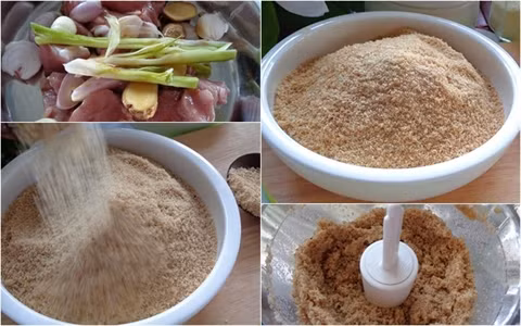 Hạt nêm làm từ thịt lợn