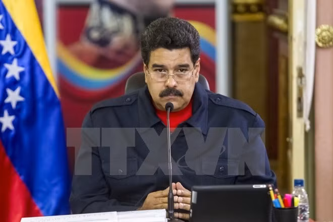 Tổng thống Venezuela Nicolas Maduro. (Nguồn: EPA/TTXVN)