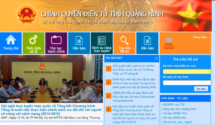 Giao diện website 