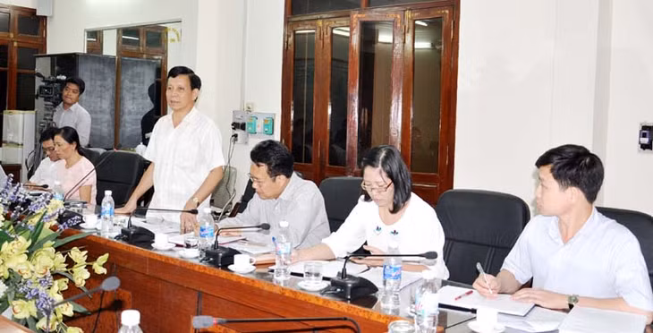 Đồng chí Trần Xuân Cương, Ủy viên Thường trực HĐND tỉnh kết luận tại buổi làm việc với Sở NN&PTNT.