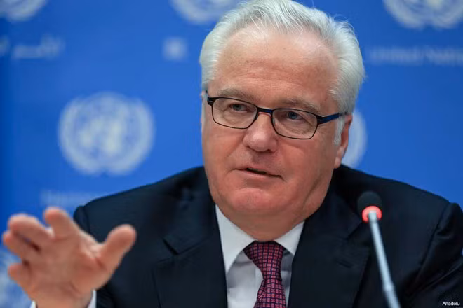 Đại diện thường trực của Nga tại Liên hợp quốc Vitaly Churkin. (Nguồn: pcfbassin.fr)