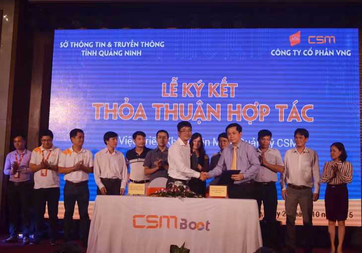 Sở TT&TT và Công ty Cổ phần VNG đã phối hợp tổ chức lễ ký kết thỏa thuận hợp tác triển khai phần mềm quản lý CSM 
