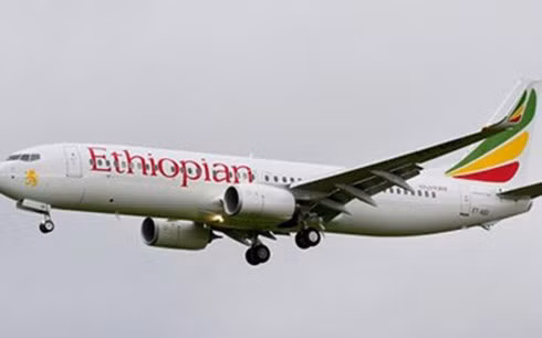 Một chiếc máy bay của hãng Ethiopian. )Ảnh: Flyinginireland).