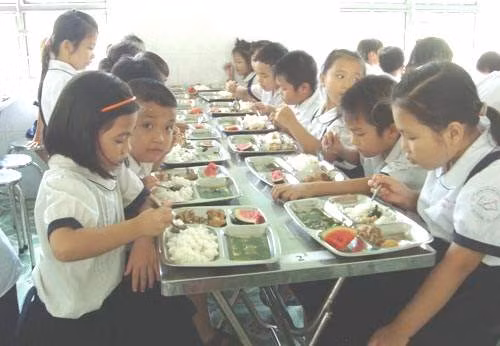 Chế độ dinh dưỡng hợp lý sẽ giúp trẻ khỏe mạnh, thông minh. Ảnh: H. Mai