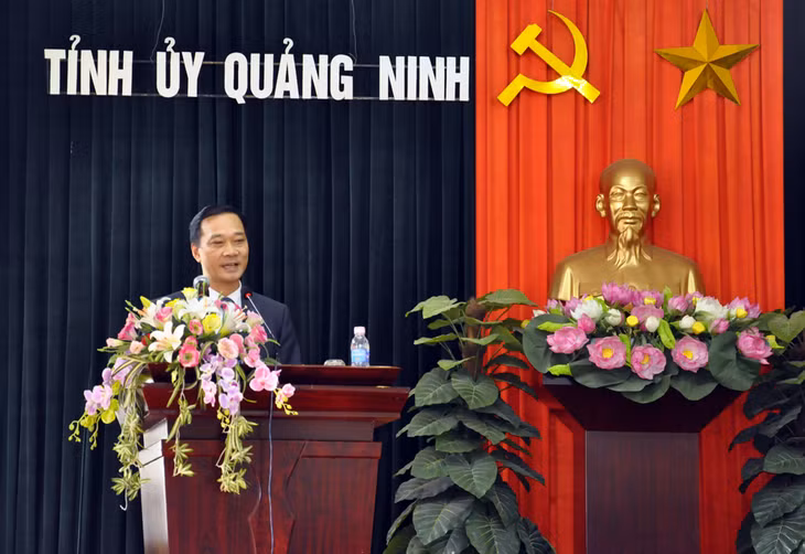 Đồng chí Vũ Hồng Thanh, Phó Bí thư Tỉnh ủy phát biểu tại buổi khai mạc