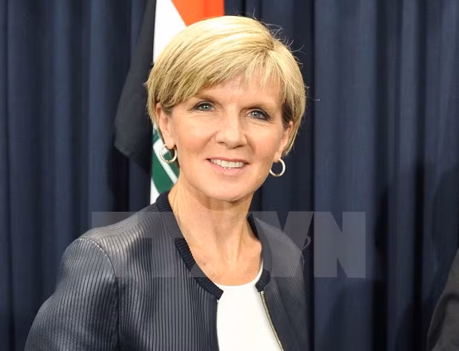 Ngoại trưởng Australia Julie Bishop. (Nguồn: AFP/TTXVN)