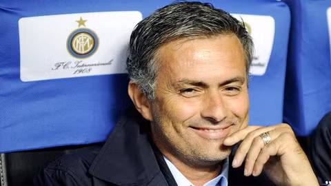 Mourinho khi còn dẫn dắt Inter.