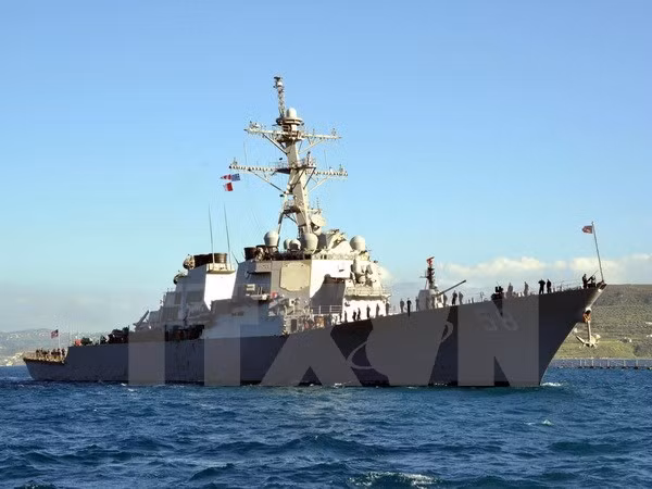 Tàu USS Laboon (DDG 58) của Mỹ. (Ảnh minh họa. Nguồn: AFP/TTXVN)